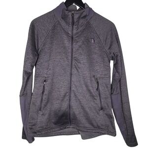 The North Face Fleece Jacket Size Medium Gray Full Zip Outdoors‎ Outerwear